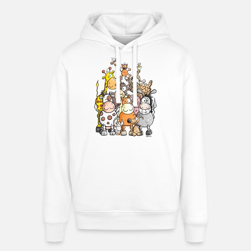 Tas géant de l'animal - Sweat à capuche SOUNDER Stanley/Stella Unisexe - blanc