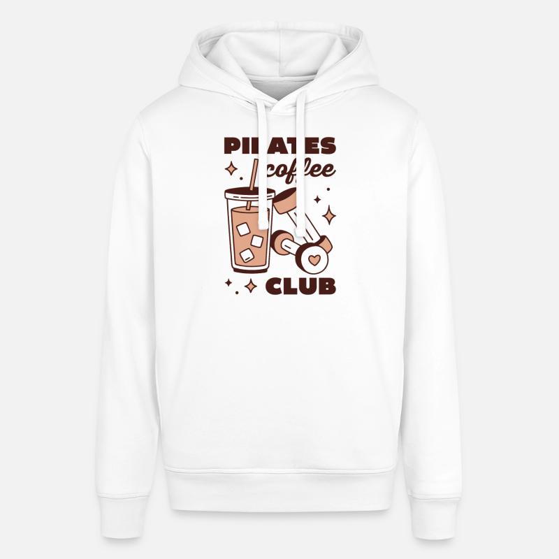 Pilates-Eiskaffee-Latte-Mädchen-Ästhetik - Stanley/Stella Unisex Hoodie SOUNDER - Weiß