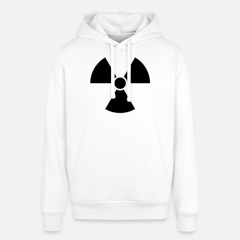 Nuclear Power Logo - Stanley/Stella SOUNDER Unisex Hoodie - white