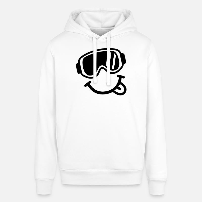 Ski Smiley - Sweat à capuche SOUNDER Stanley/Stella Unisexe - blanc