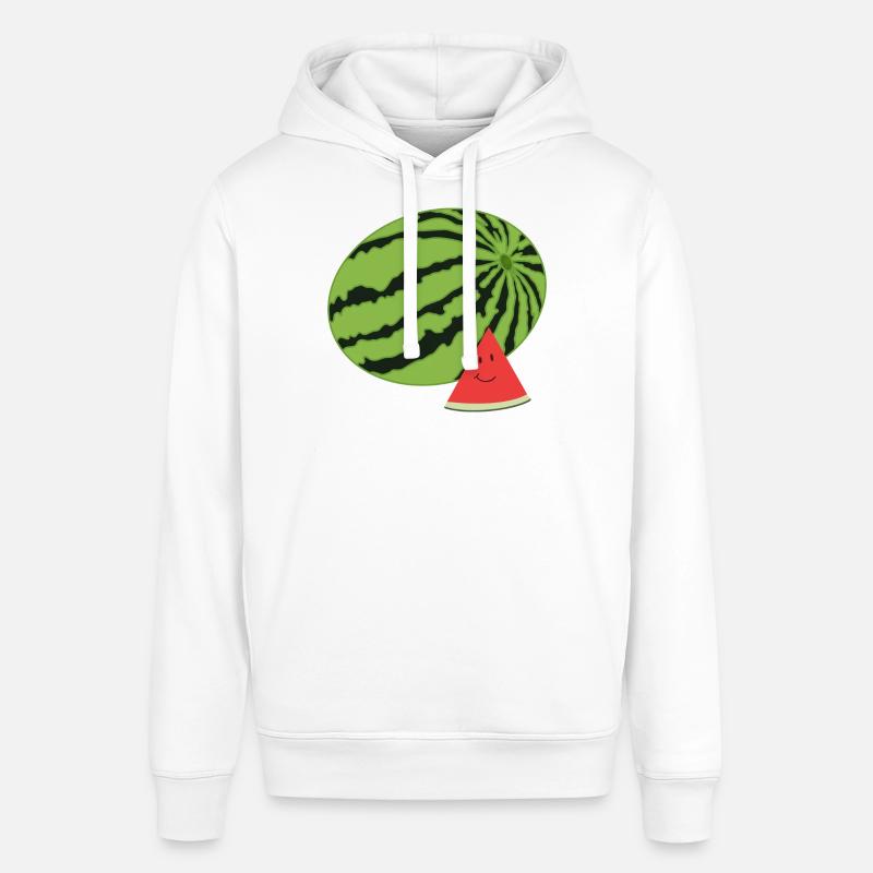 Pastèque heureuse - Sweat à capuche SOUNDER Stanley/Stella Unisexe - blanc