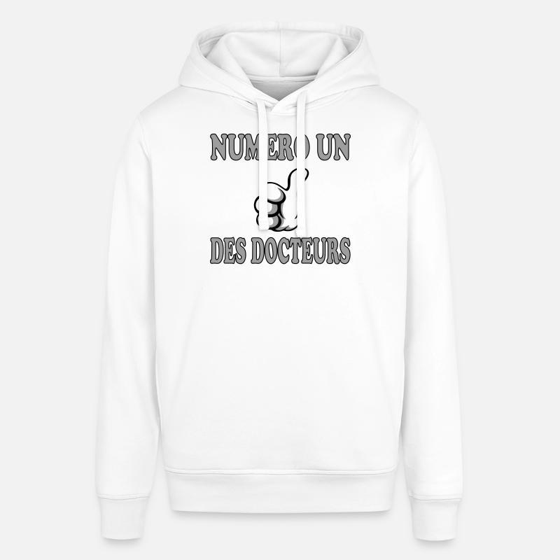 Numéro un des DOCTEURS - Sweat à capuche SOUNDER Stanley/Stella Unisexe - blanc