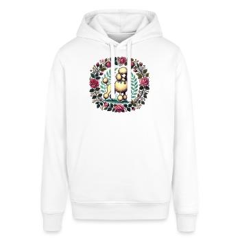 Pudel - Stanley/Stella Unisex Hoodie SOUNDER - Weiß - Vorne - Alina (178cm) & Michal (187cm)