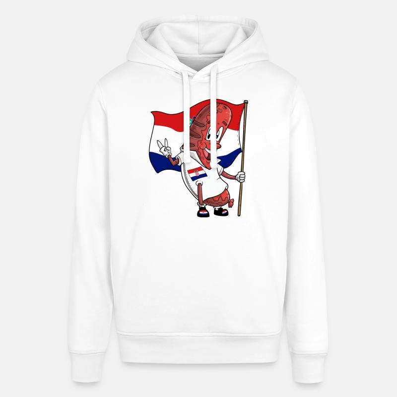 Bratwurst de porc croate - Sweat à capuche SOUNDER Stanley/Stella Unisexe - blanc