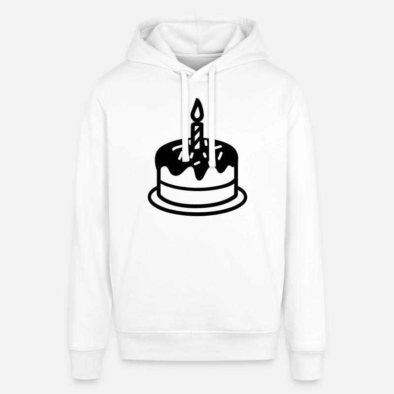 Gateau d'anniversaire - Sweat à capuche SOUNDER Stanley/Stella Unisexe - blanc