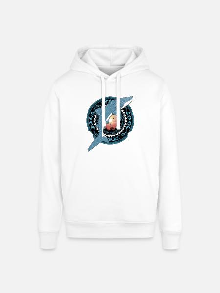 Whale Shark Hawaiian - Stanley/Stella SOUNDER Unisex Hoodie - white