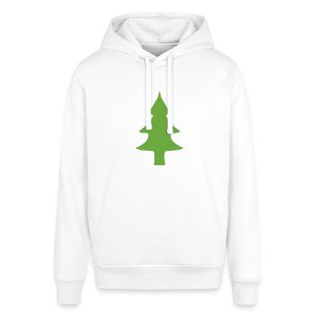 Tannenbaum baum natur grün - Stanley/Stella Unisex Hoodie SOUNDER - Weiß - Vorne - Alina (178cm) & Michal (187cm)