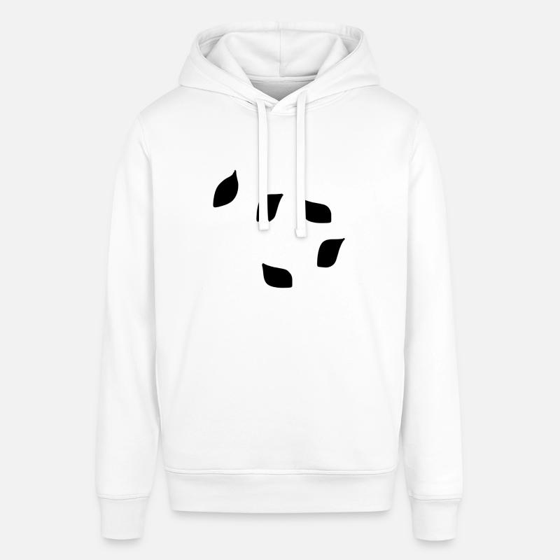 Five Leaves Leaf Pattern Tree - Stanley/Stella SOUNDER Unisex Hoodie - white