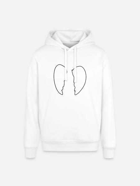 Wings Angel Icon - Stanley/Stella SOUNDER Unisex Hoodie - white