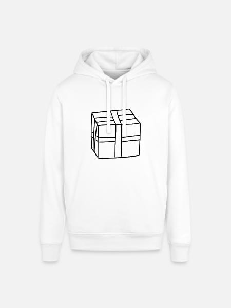 geschenk symbol schachtel - Stanley/Stella Unisex Hoodie SOUNDER - Weiß