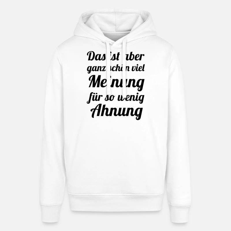 Beaucoup d’avis - Peu de intuition - Sweat à capuche SOUNDER Stanley/Stella Unisexe - blanc
