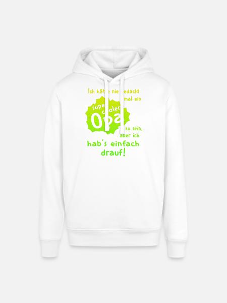 Opa - Super Cool - Stanley/Stella Unisex Hoodie SOUNDER - Weiß
