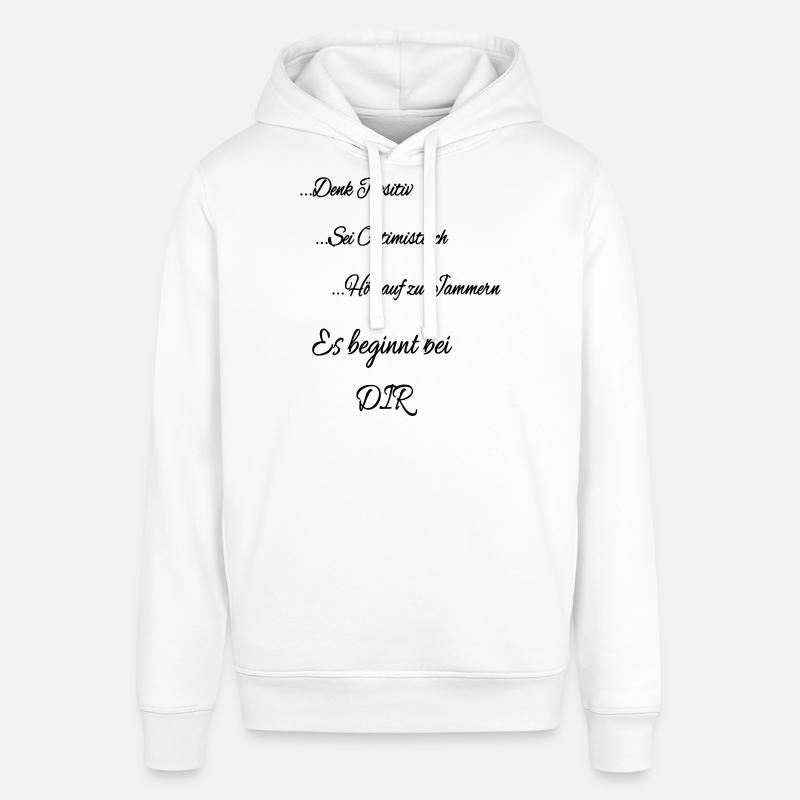 Es beginnt bei DIR - Stanley/Stella Unisex Hoodie SOUNDER - Weiß