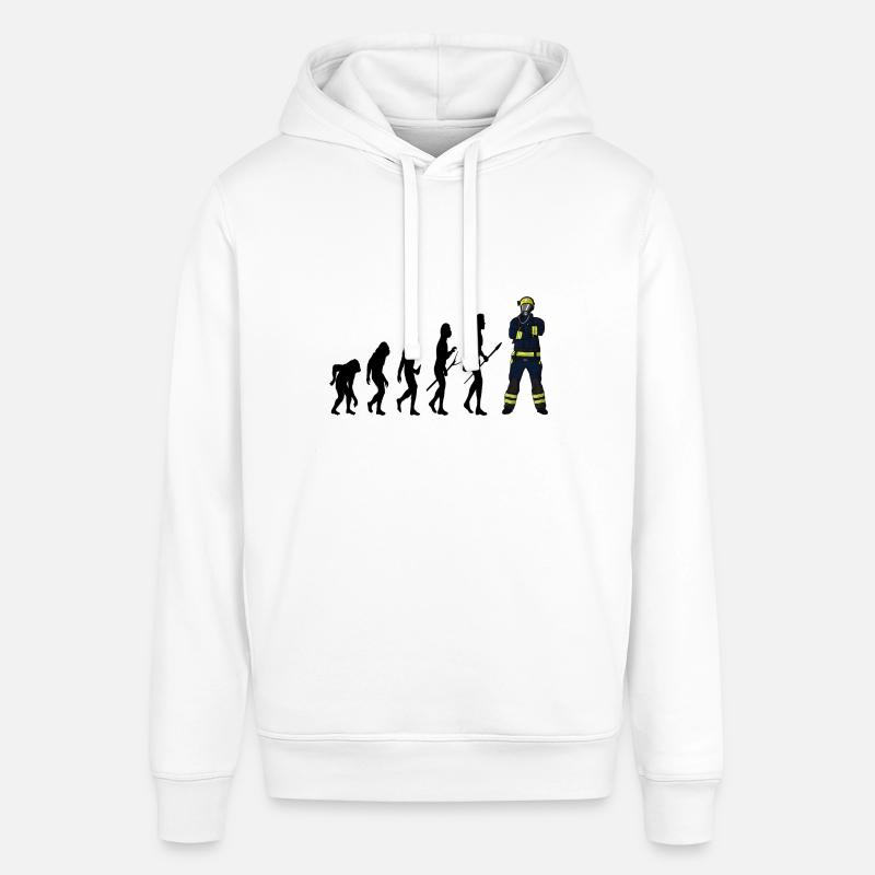 Evolution Firefighter - Stanley/Stella SOUNDER Unisex Hoodie - white