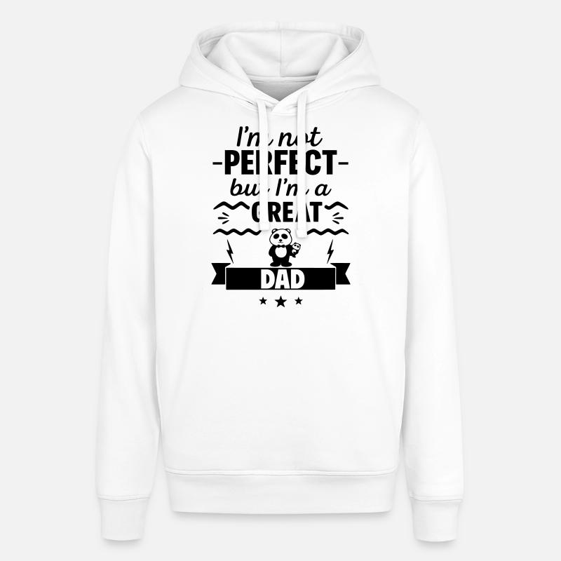 Pas parfait, mais un super papa - Sweat à capuche SOUNDER Stanley/Stella Unisexe - blanc