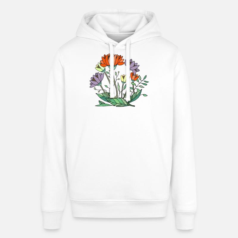 Fleur - Sweat à capuche SOUNDER Stanley/Stella Unisexe - blanc