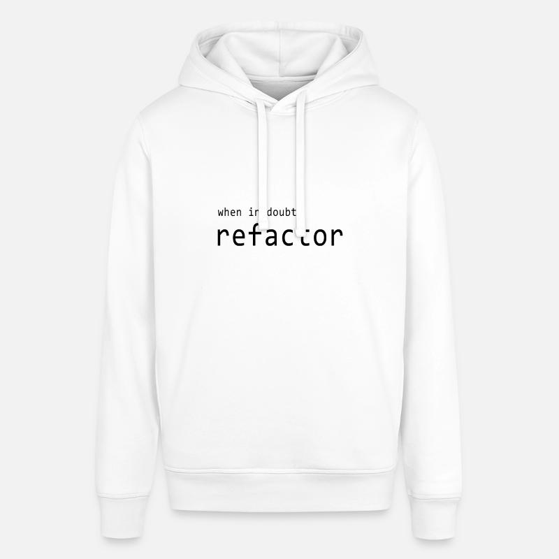 Programmer - refactor code - Stanley/Stella SOUNDER Unisex Hoodie - white