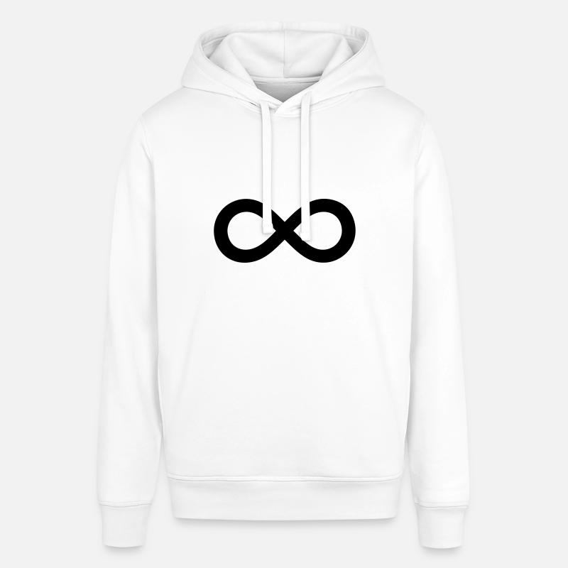 Unendlichkeit schwarz Unendlichkeitssymbol - Stanley/Stella Unisex Hoodie SOUNDER - Weiß