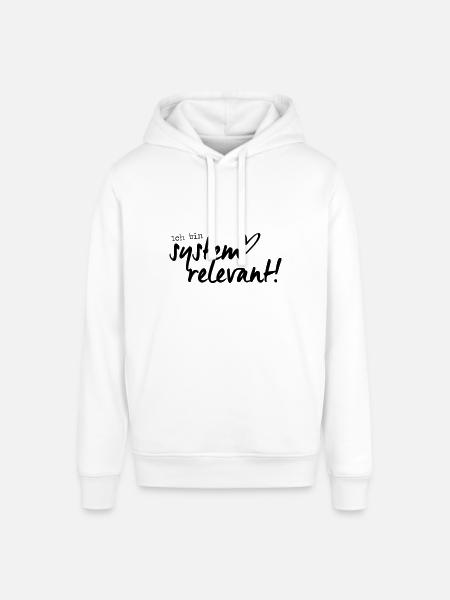 Systemrelevant - Stanley/Stella Unisex Hoodie SOUNDER - Weiß