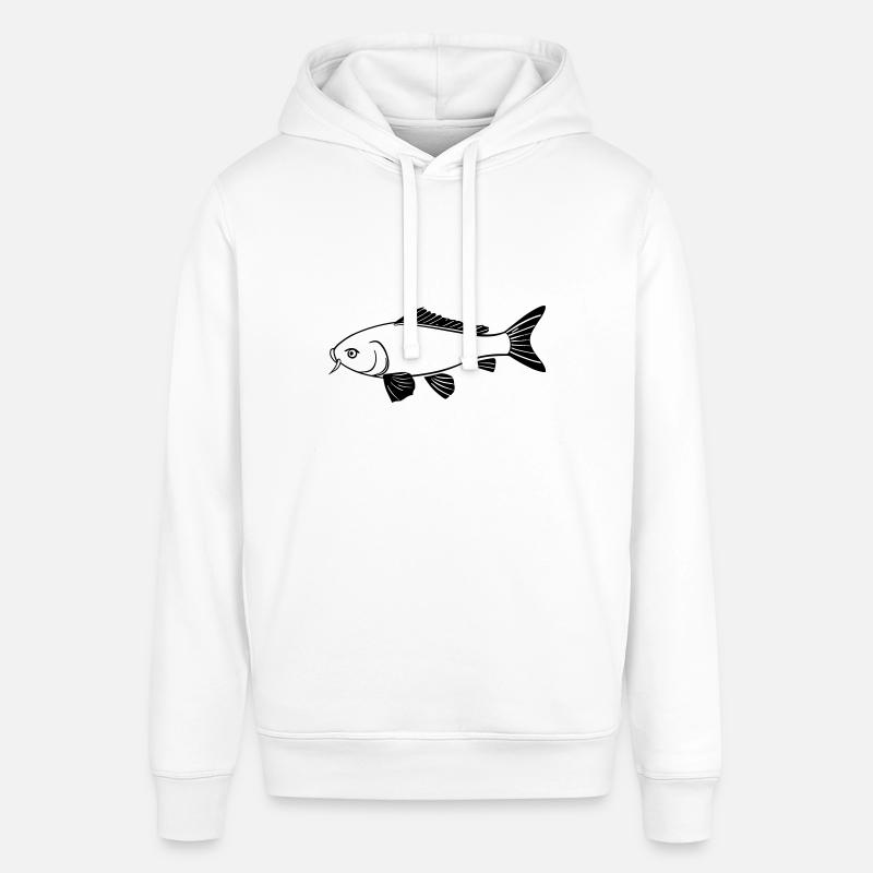 poisson - Sweat à capuche SOUNDER Stanley/Stella Unisexe - blanc