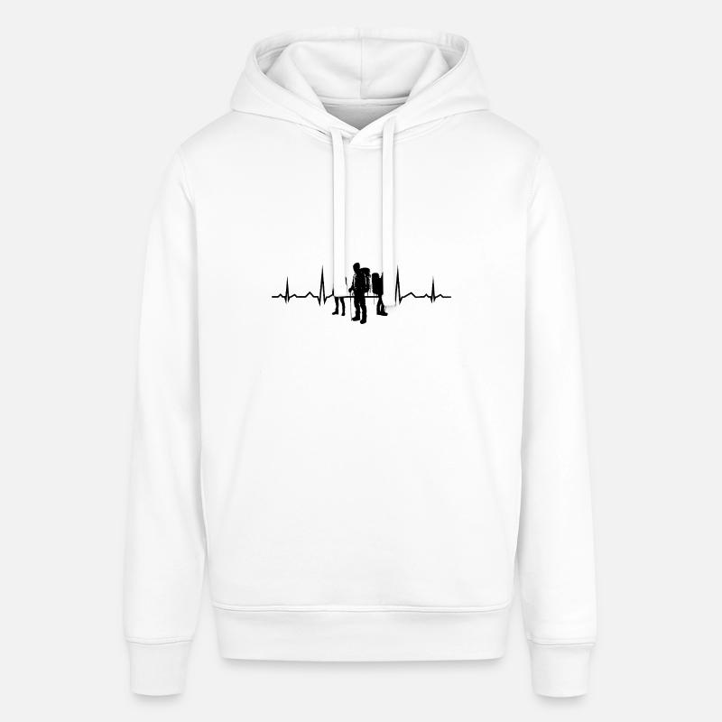 Bloc Bloc Bloc Kletterer Grimpeur - Sweat à capuche SOUNDER Stanley/Stella Unisexe - blanc