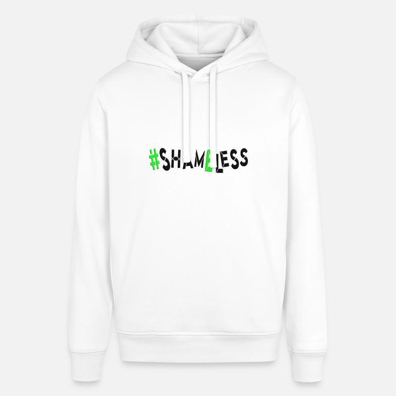 #shameless flagrant unabashed barefaced - Stanley/Stella Unisex Hoodie SOUNDER - Weiß