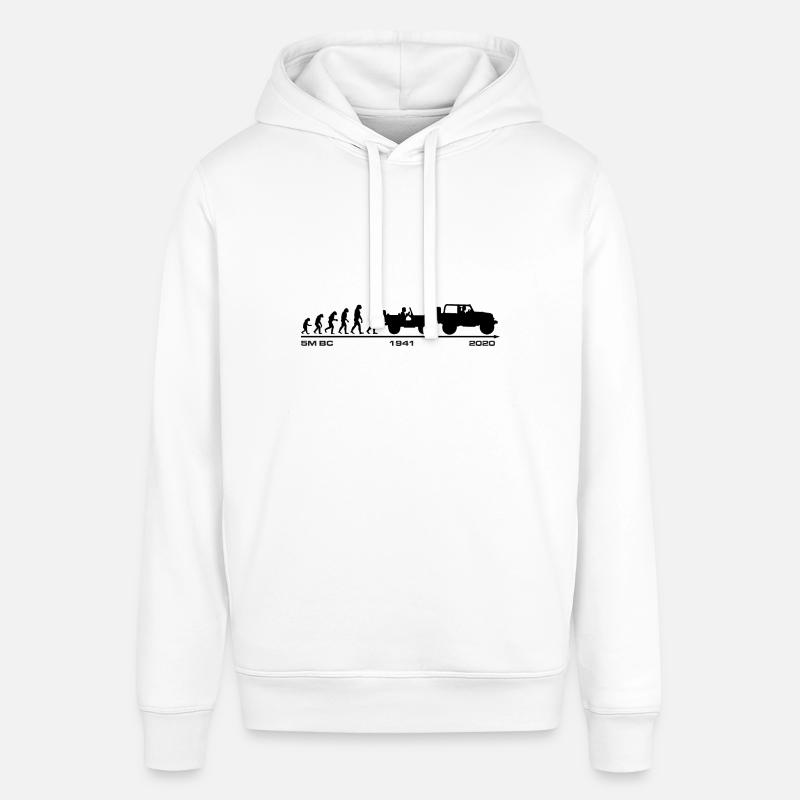 Jeep Evolution update 2020 - Sweat à capuche SOUNDER Stanley/Stella Unisexe - blanc