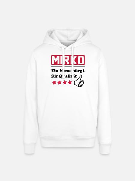 mirko - Stanley/Stella Unisex Hoodie SOUNDER - Weiß