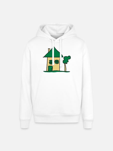 house - Stanley/Stella SOUNDER Unisex Hoodie - white
