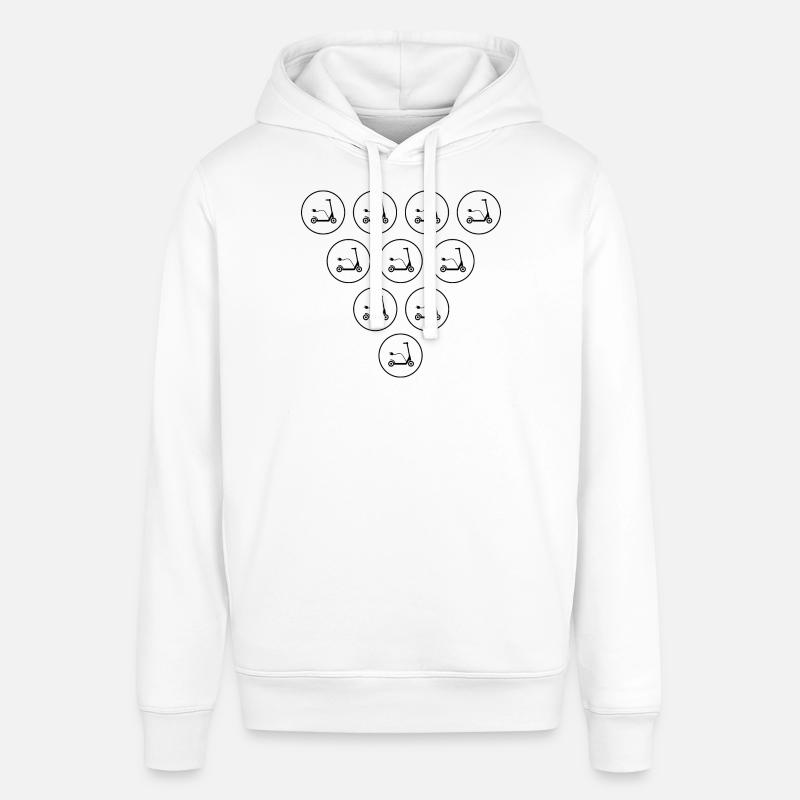 E-Scooter E-Roller Scooter - Sweat à capuche SOUNDER Stanley/Stella Unisexe - blanc