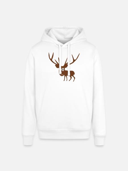 Hirsch - Stanley/Stella Unisex Hoodie SOUNDER - Weiß