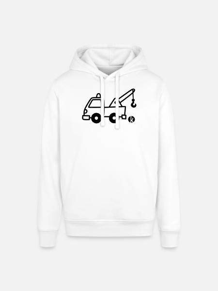 Abschlepper - Stanley/Stella Unisex Hoodie SOUNDER - Weiß