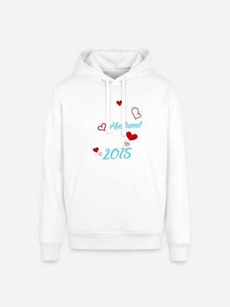 Best Husband Since 2015 Wedding - Stanley/Stella SOUNDER Unisex Hoodie - white
