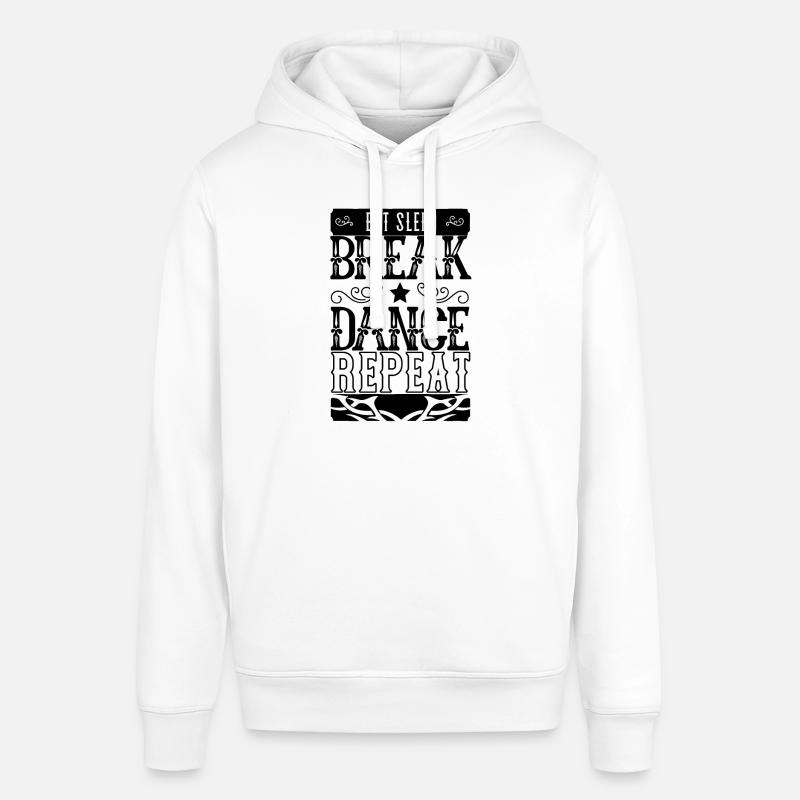 Breakdancing Breakdancer Dance Gift Breakdance - Stanley/Stella SOUNDER Unisex Hoodie - white