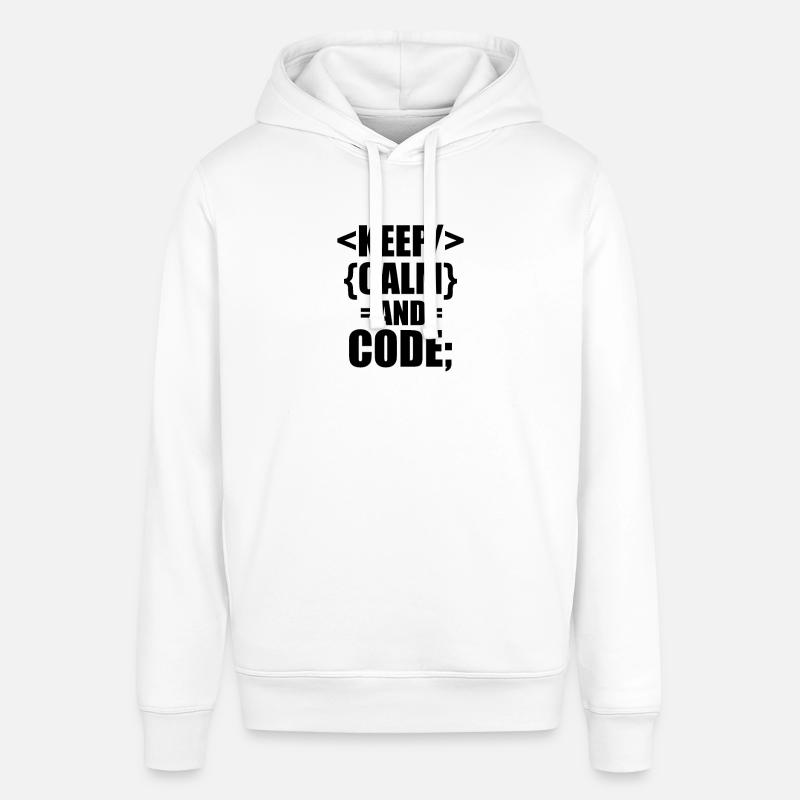 Software developer - Stanley/Stella SOUNDER Unisex Hoodie - white