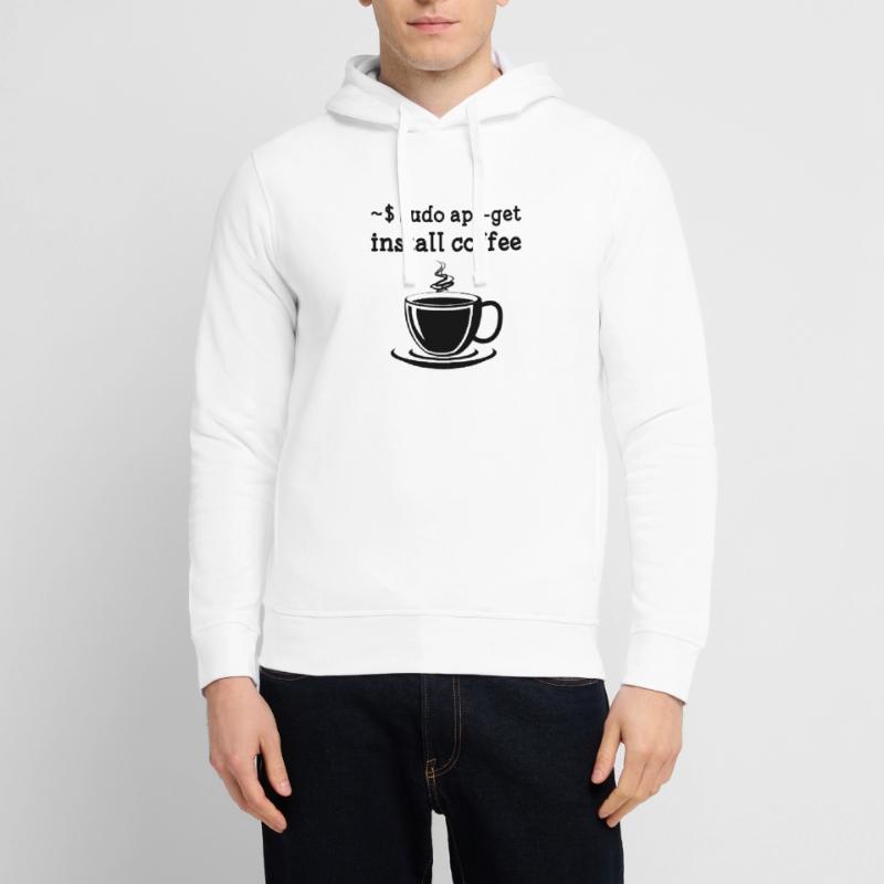 Linux Sudo Apt-Get Install Coffee Stanley/Stella SOUNDER Unisex Hoodie