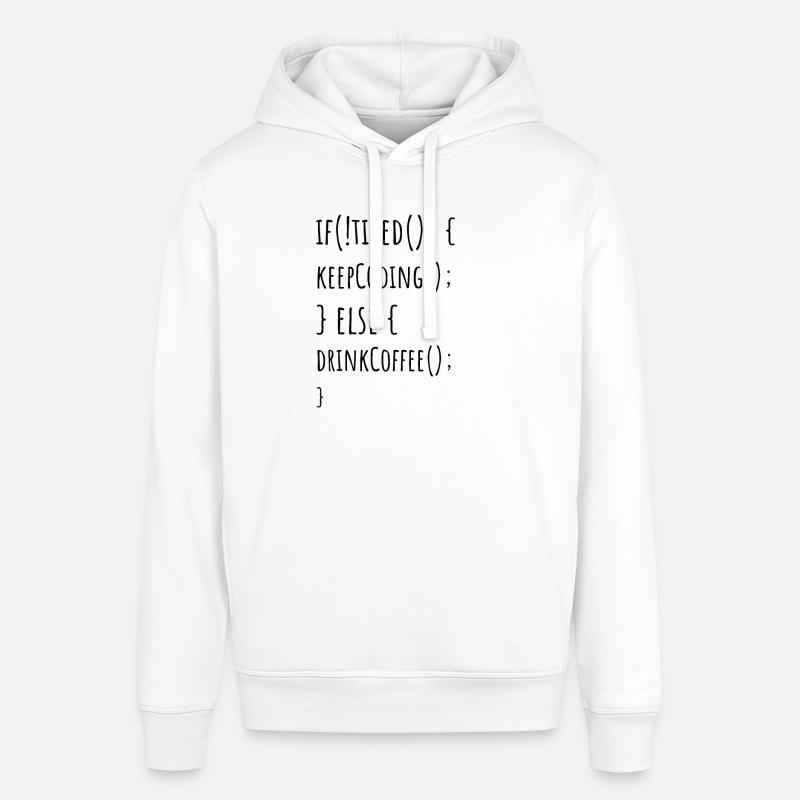 Keep coding - Stanley/Stella SOUNDER Unisex Hoodie - white