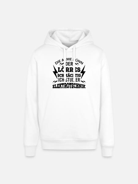 Elektrotechnik Lustig - Stanley/Stella Unisex Hoodie SOUNDER - Weiß