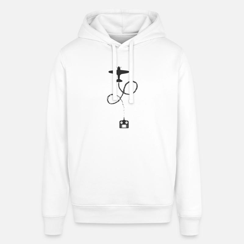 Conception de pilote d'avion modèle - Sweat à capuche SOUNDER Stanley/Stella Unisexe - blanc