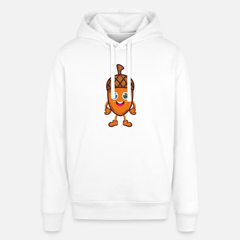 Eichel Eiche Baum Comic - Stanley/Stella Unisex Hoodie SOUNDER - Weiß