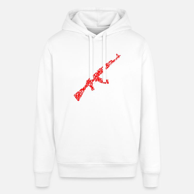 Ak47, Ak 47 oder Ak-47 - Stanley/Stella Unisex Hoodie SOUNDER - Weiß