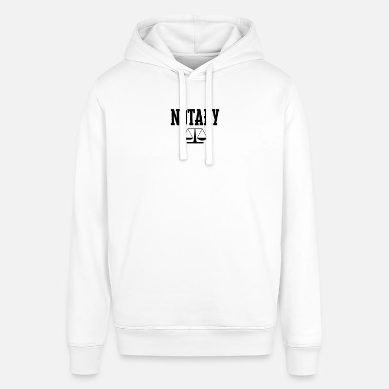 Notario Notarial Notarial Notarial Notarial - Sudadera unisex Stanley/Stella SOUNDER - blanco