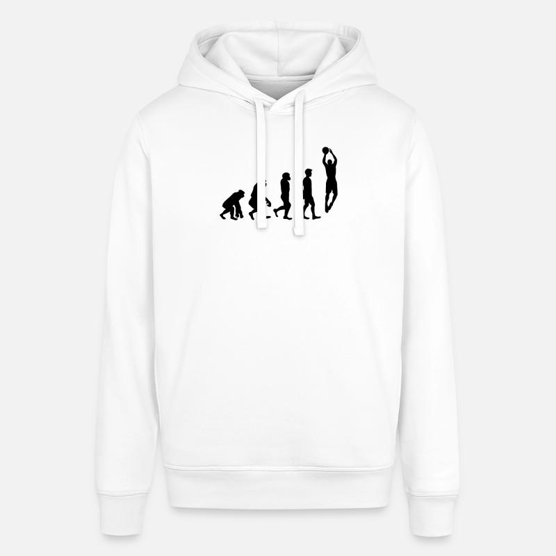 Joueur de basket- évolution - Sweat à capuche SOUNDER Stanley/Stella Unisexe - blanc