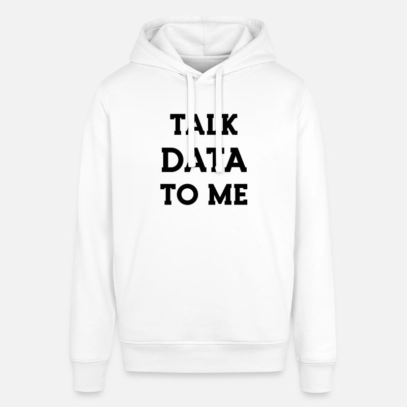 Data Science Statistics Data Scientist - Sweat à capuche SOUNDER Stanley/Stella Unisexe - blanc