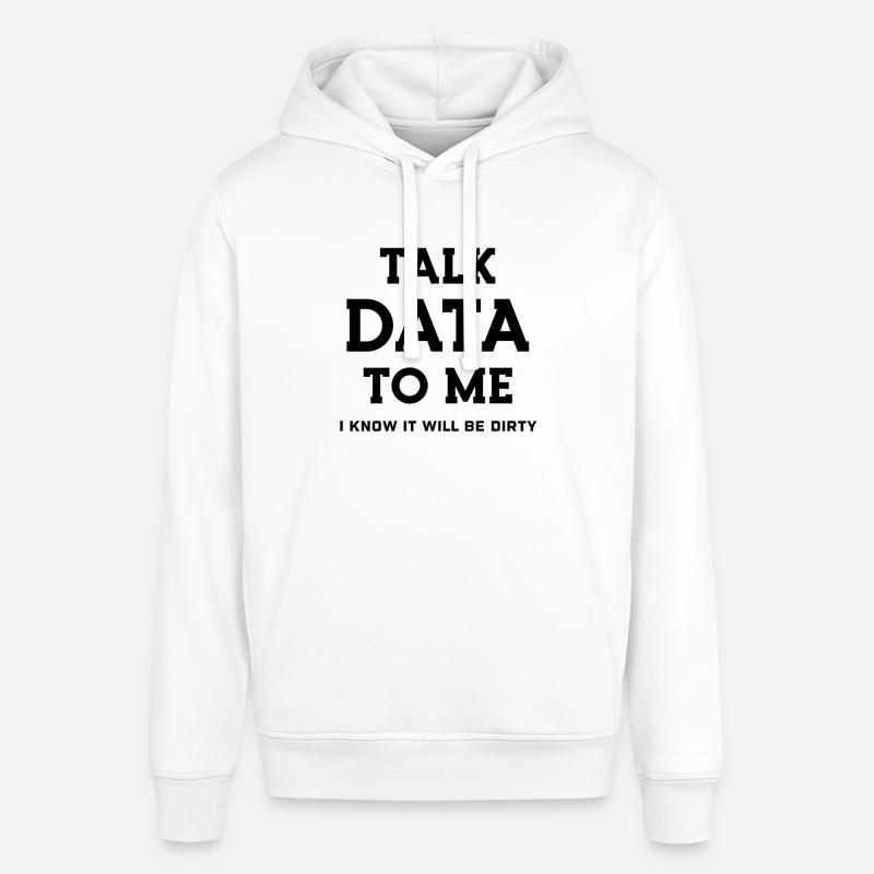 Data Science Statistics Data Scientist - Sweat à capuche SOUNDER Stanley/Stella Unisexe - blanc
