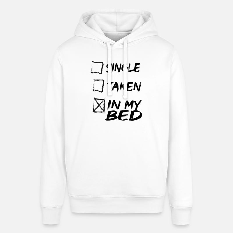 Dans mon lit - Sweat à capuche SOUNDER Stanley/Stella Unisexe - blanc
