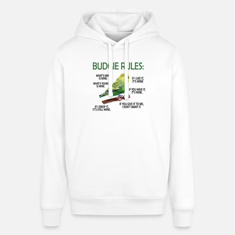 Perruque propriétaire perruque amoureux oiseaux - Sweat à capuche SOUNDER Stanley/Stella Unisexe - blanc