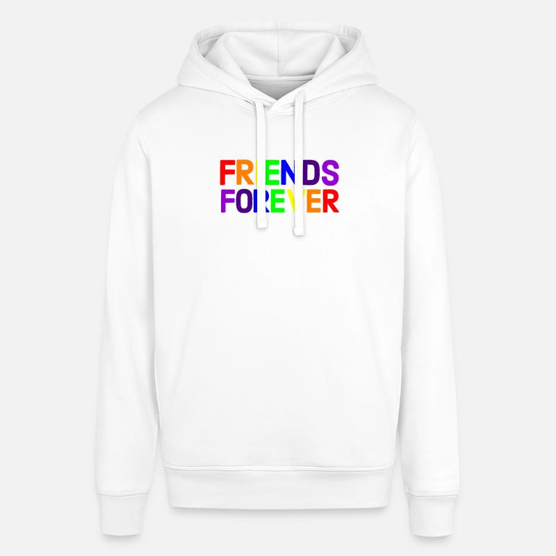 Arc-en-ciel, Arc-en-ciel, Arc-en-ciel, Arc-en-ciel, Arc-en-ciel - Sweat à capuche SOUNDER Stanley/Stella Unisexe - blanc