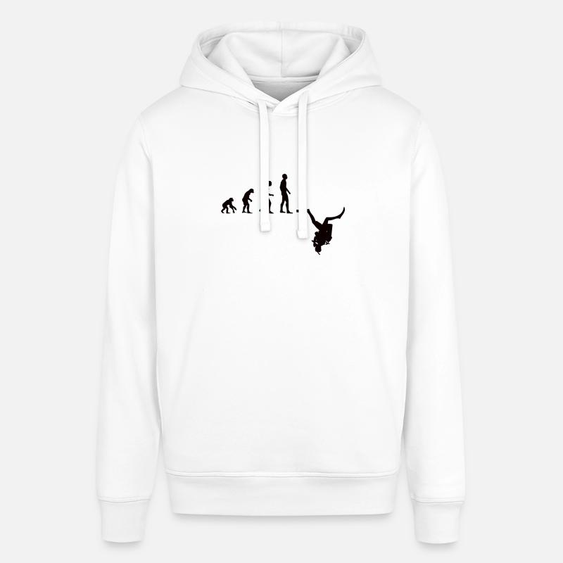 Tauchen Evolution | Menschen Entwicklung Idee - Stanley/Stella Unisex Hoodie SOUNDER - Weiß