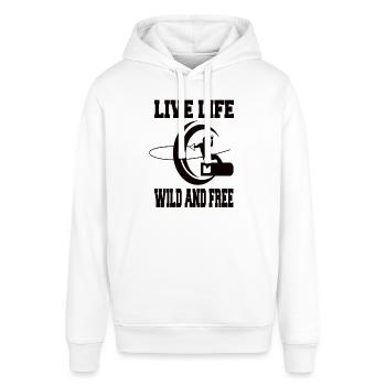 wakeboarding - Stanley/Stella SOUNDER Unisex Hoodie - white - Front - Alina (178cm) & Michal (187cm)